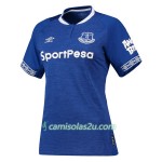 Camisolas de Futebol Everton Mulher Equipamento Principal 2018/19 Manga Curta